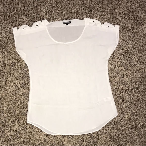 White Express Shirt Like new - Picture 5 of 7